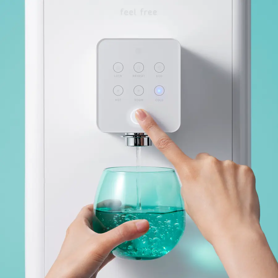 putioから水を注ぐ